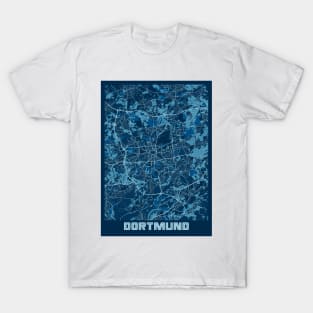 Dortmund - Germany Peace City Map T-Shirt